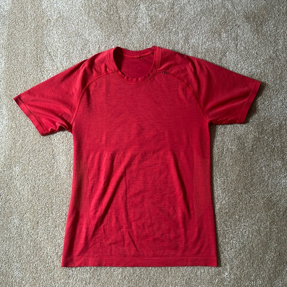 Men’s Red Lululemon Shirt